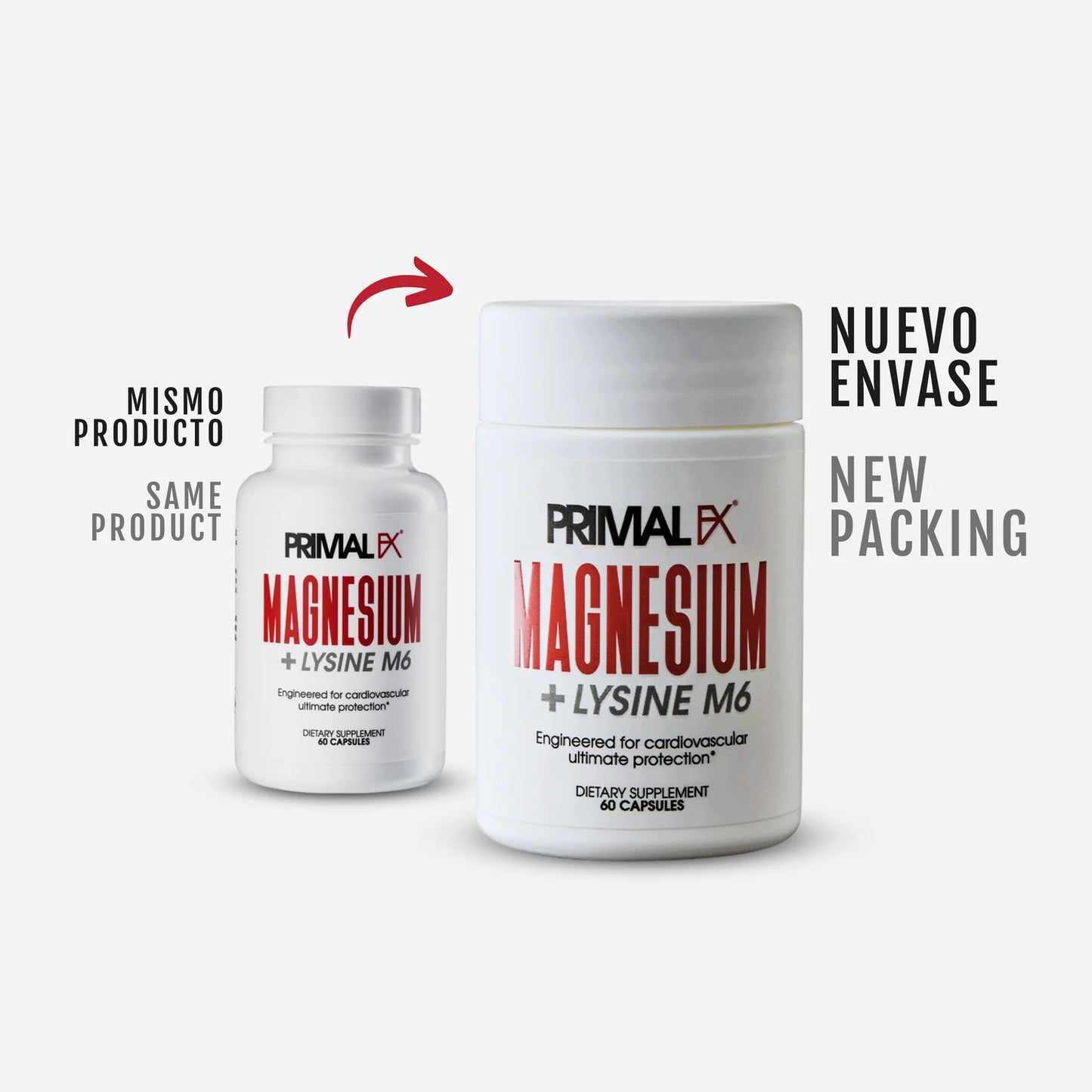 PRIMAL FX - MAGNESIUM + LYSINE M6