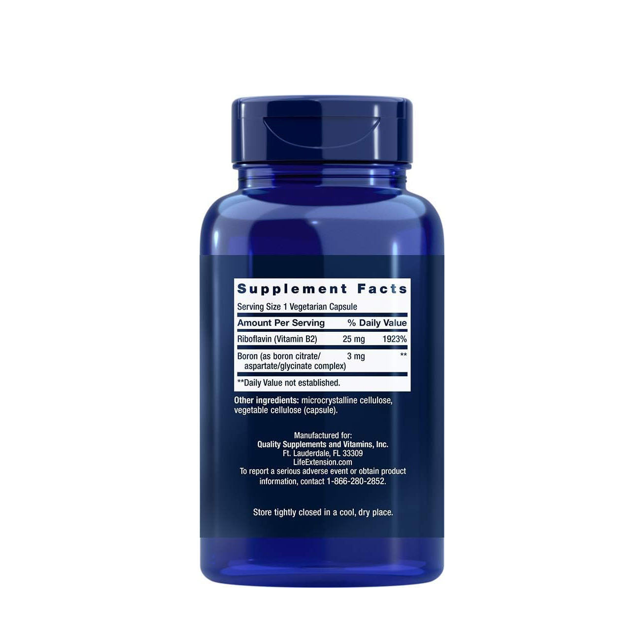 LIFE EXTENSION Boron 3mg - 180 Cápsulas