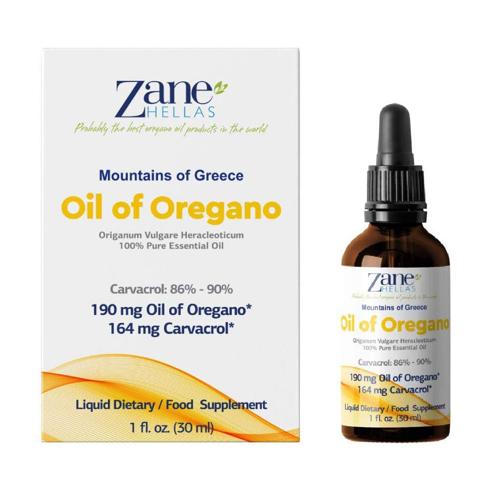 ZANE HELLAS - Oregano Oil 90% Carvacrol 30ml