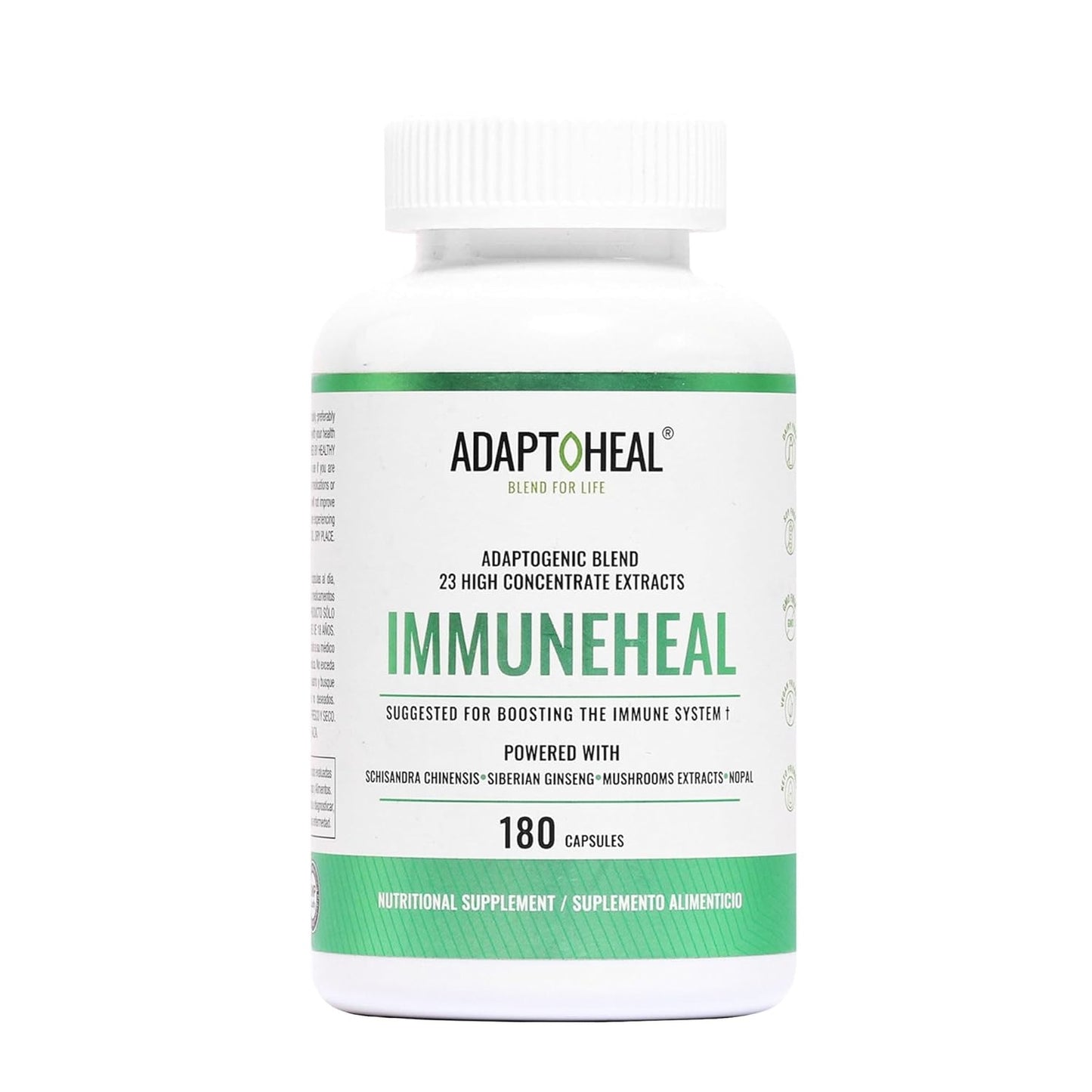 ADAPTOHEAL - Immunoheal - 180 Cápsulas