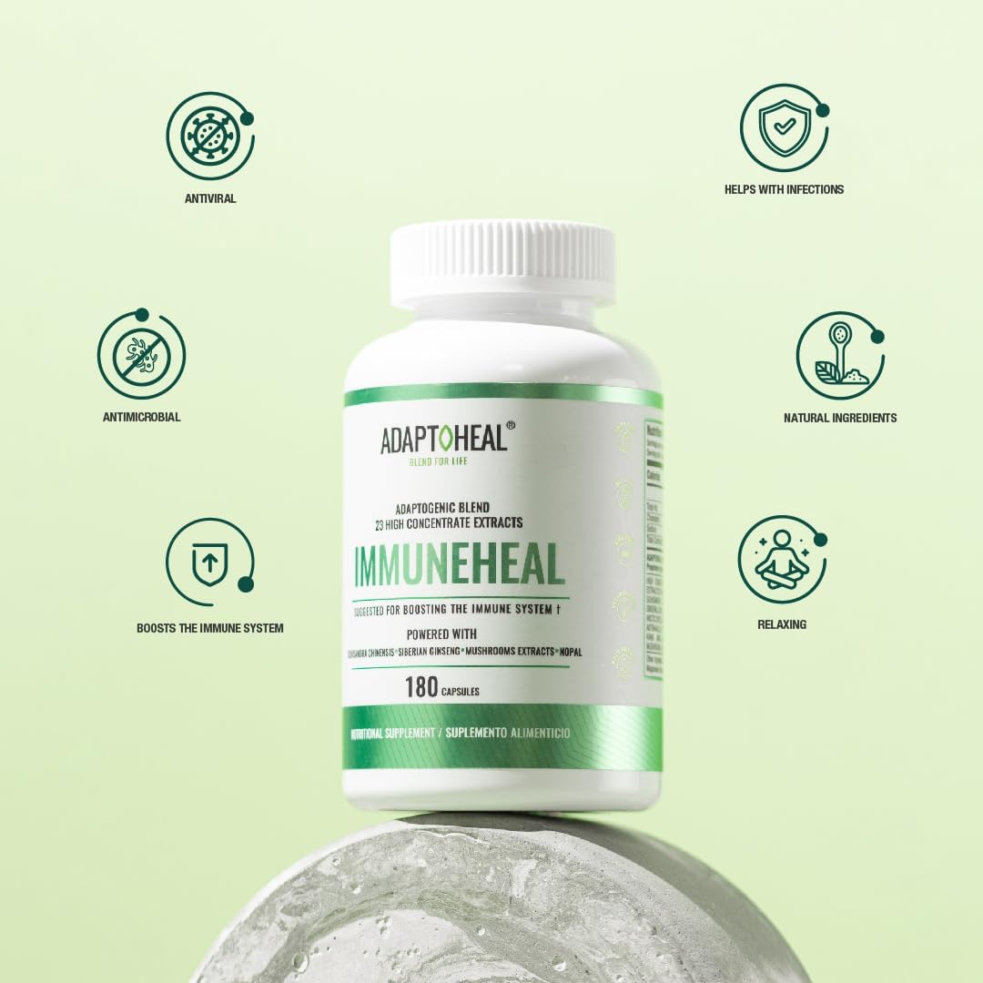 ADAPTOHEAL - Immunoheal - 180 Cápsulas