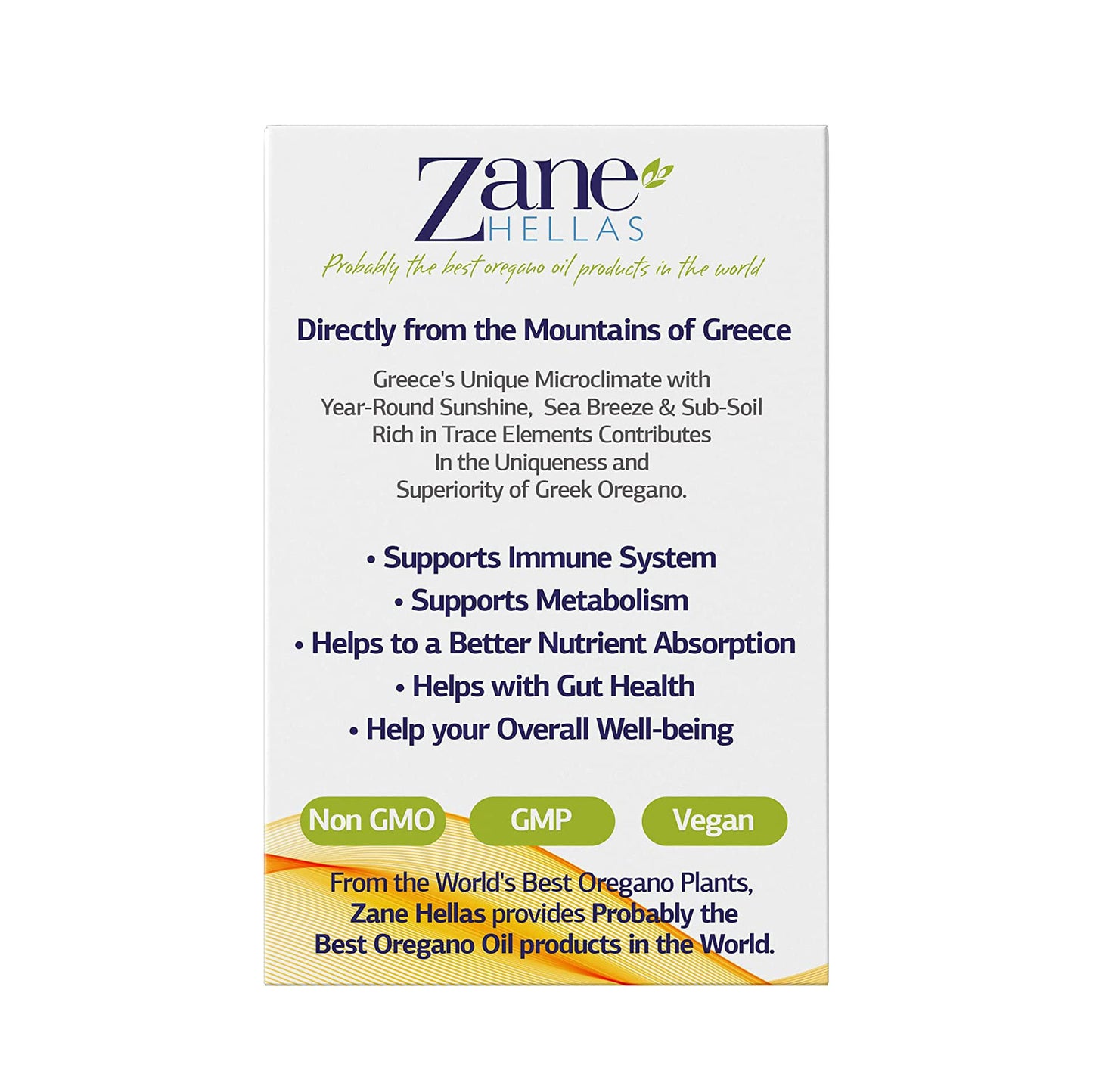 ZANE HELLAS - Oregano Oil 90% Carvacrol 30ml