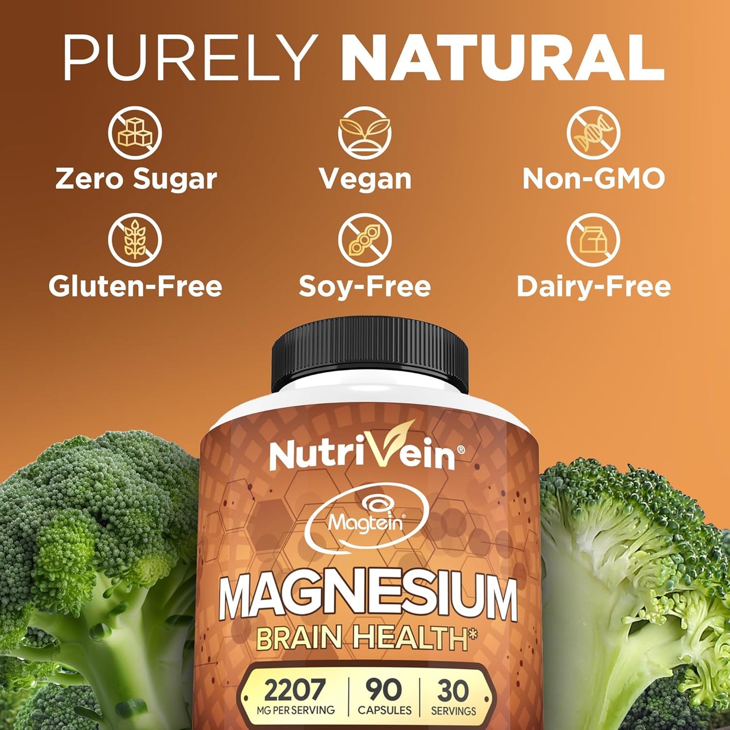 Nutrivein Magnesium L-Threonate - 90 Cápsulas