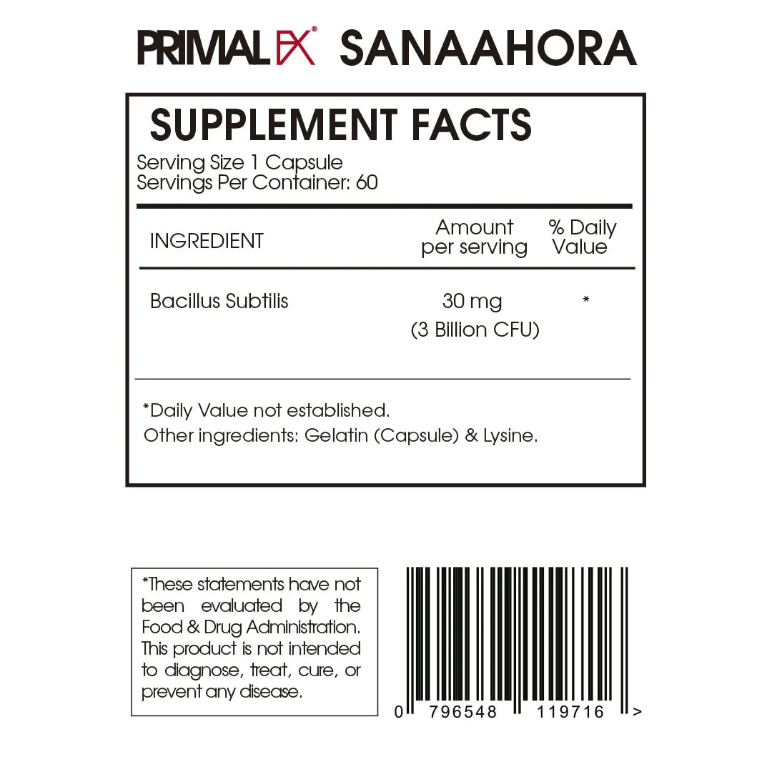 PRIMAL FX - BACILLUS + SUBTILIS
