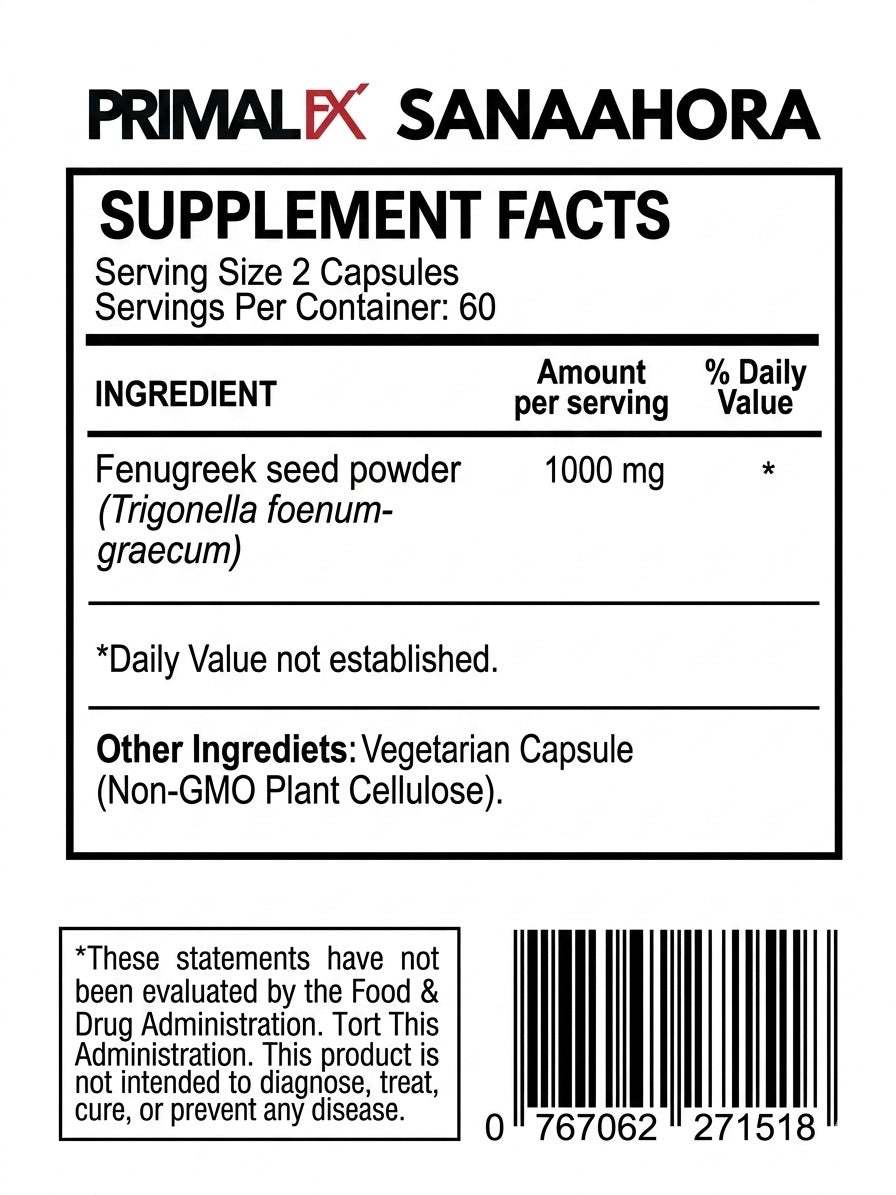 PRIMAL FX - FENUGREEK