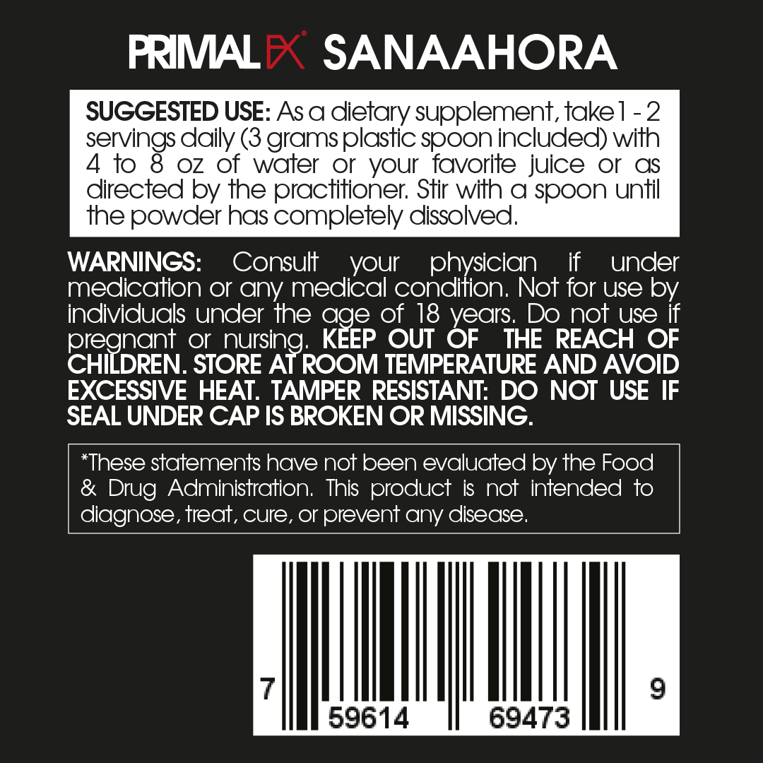 PRIMAL FX - ORMUX (120gr / 40 servicios)