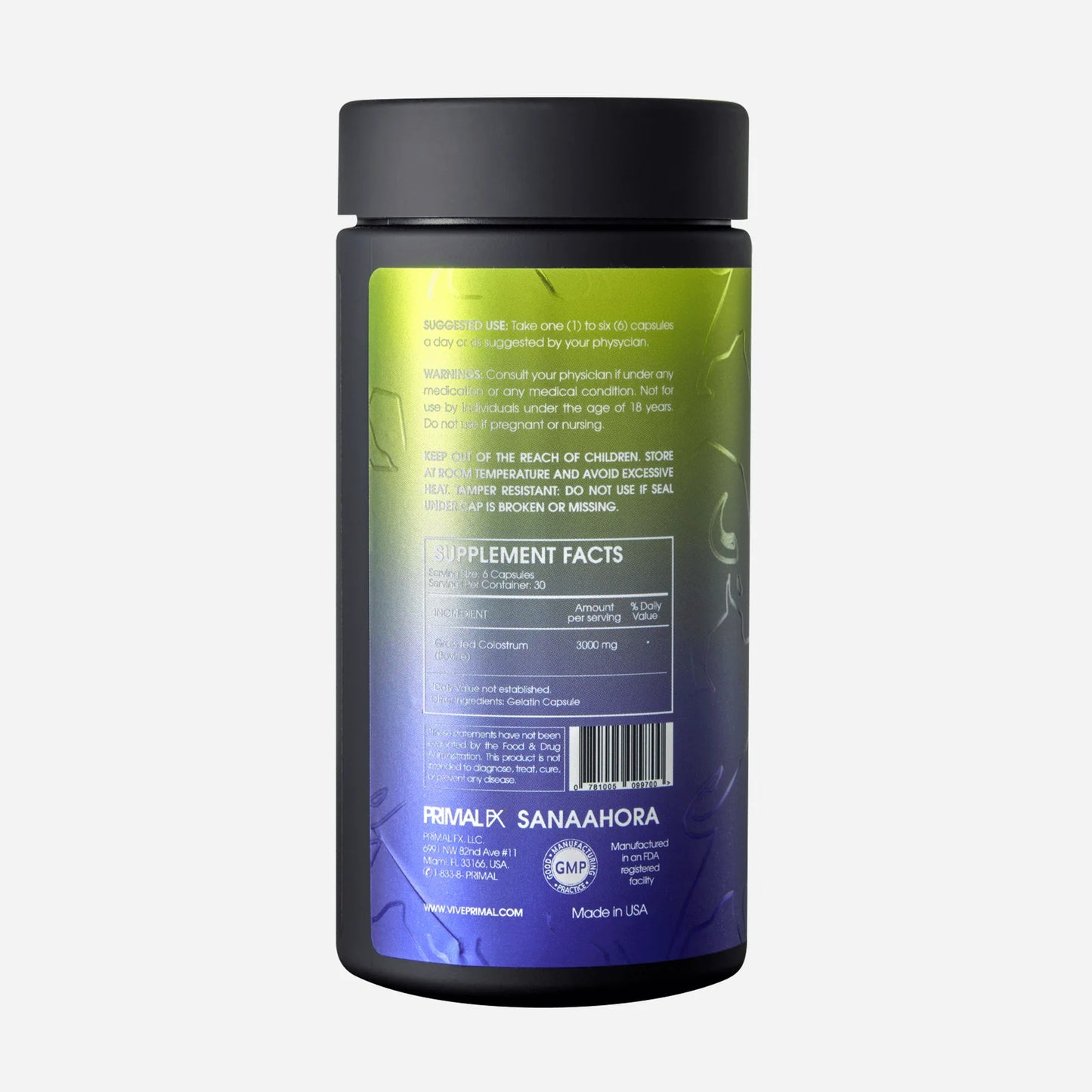 PRIMAL FX - COLOSTRUM