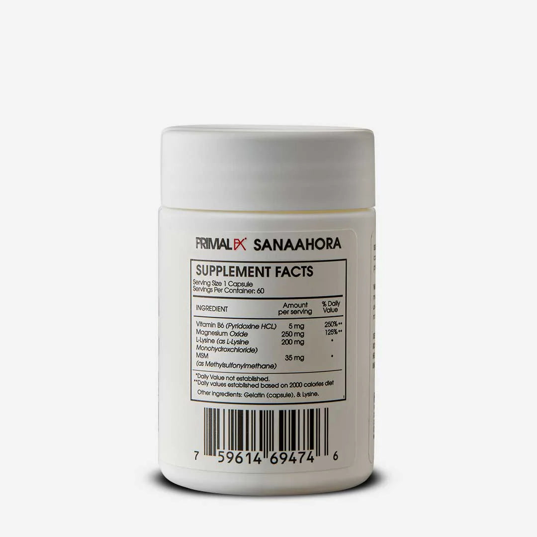 PRIMAL FX - MAGNESIUM + LYSINE M6