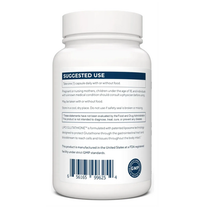 Glutatión liposomal Renue By Science - beneficios