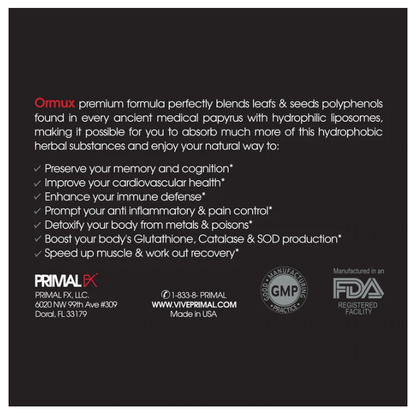 PRIMAL FX - ORMUX (120gr / 40 servicios)