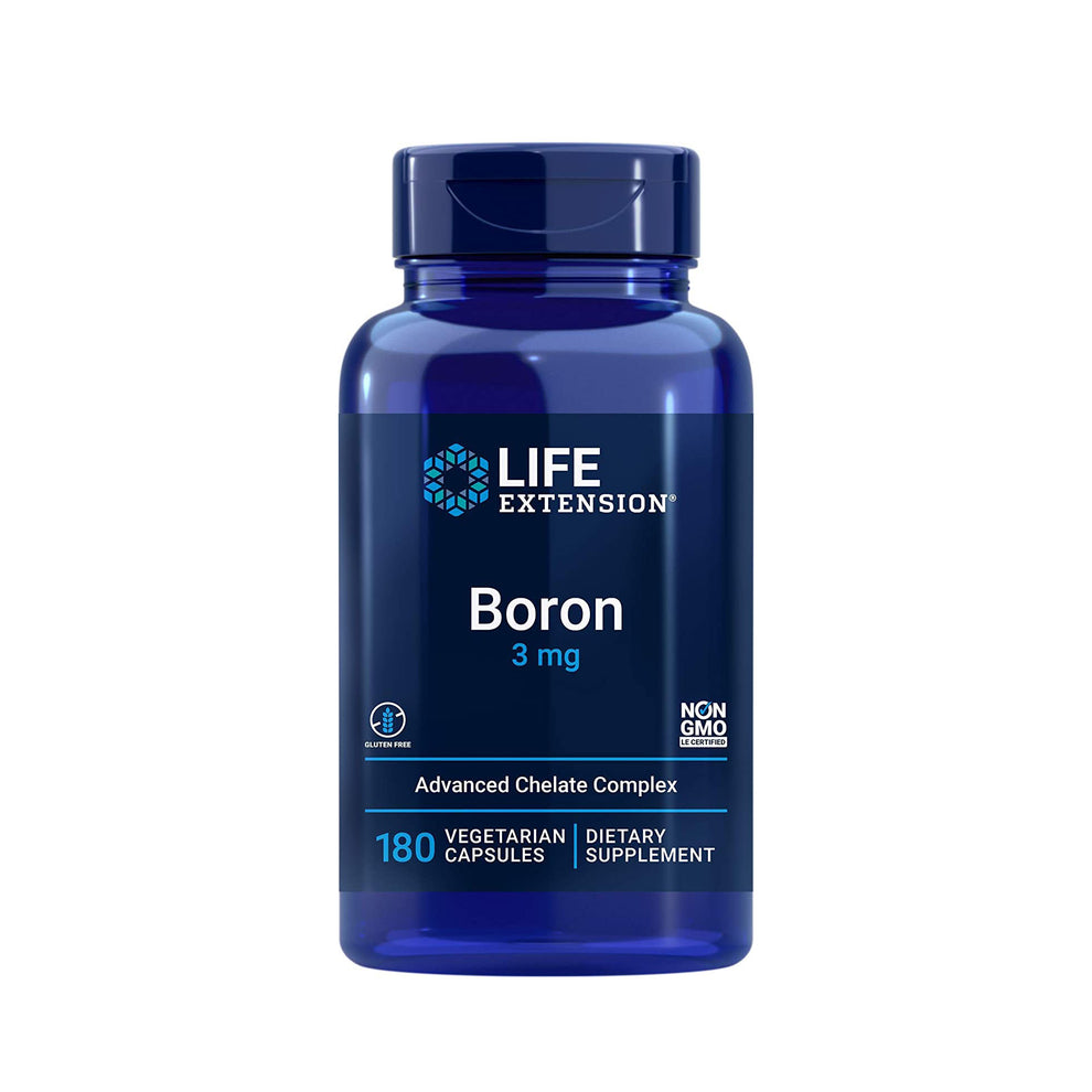 LIFE EXTENSION Boron 3mg 180 Cápsulas BLACKDOG ARGENTINA
