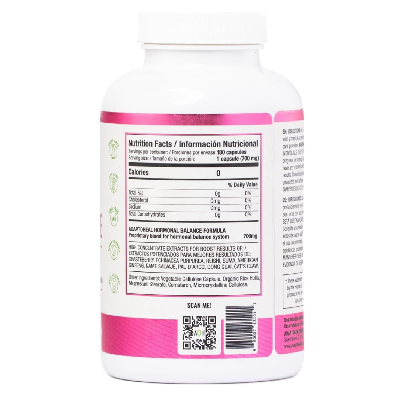 ADAPTOHEAL - Hormobalance - 180 Cápsulas