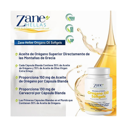 Aceite de orégano superior directamente de las montañas de Grecia
