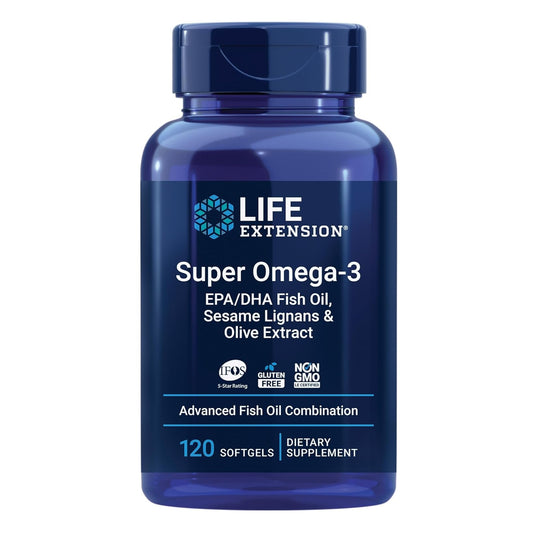 LIFE EXTENSION Super OMEGA-3 - 120 Softgels