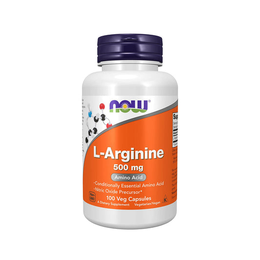 NOW L-Arginine 500mg - 100 Cápsulas