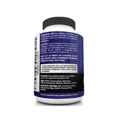 Nutrivein TUDCA Liver Support  1000mg - Desintoxicación y Limpieza del Hígado - 60 Cápsulas