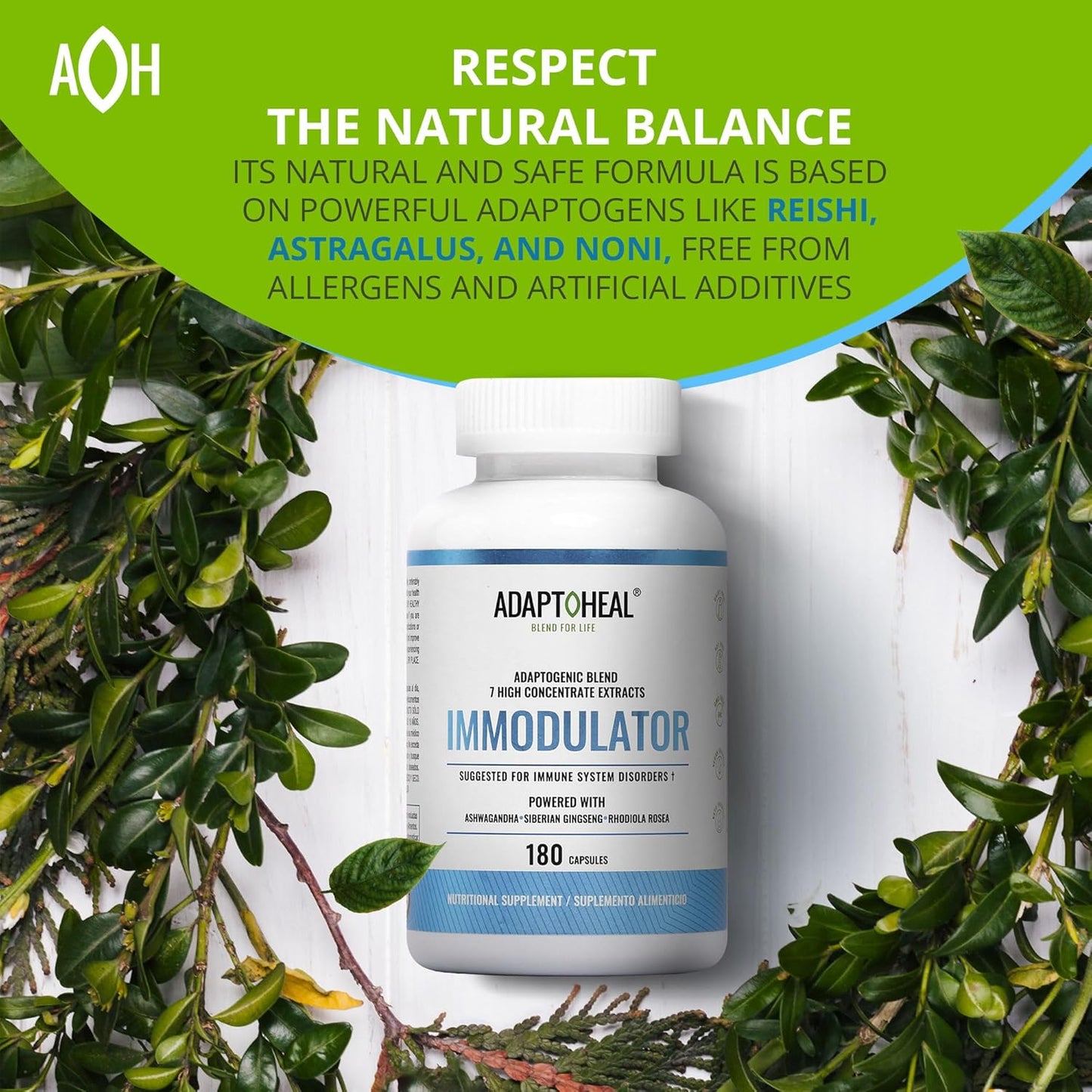 ADAPTOHEAL - Immodulator - 180 Cápsulas