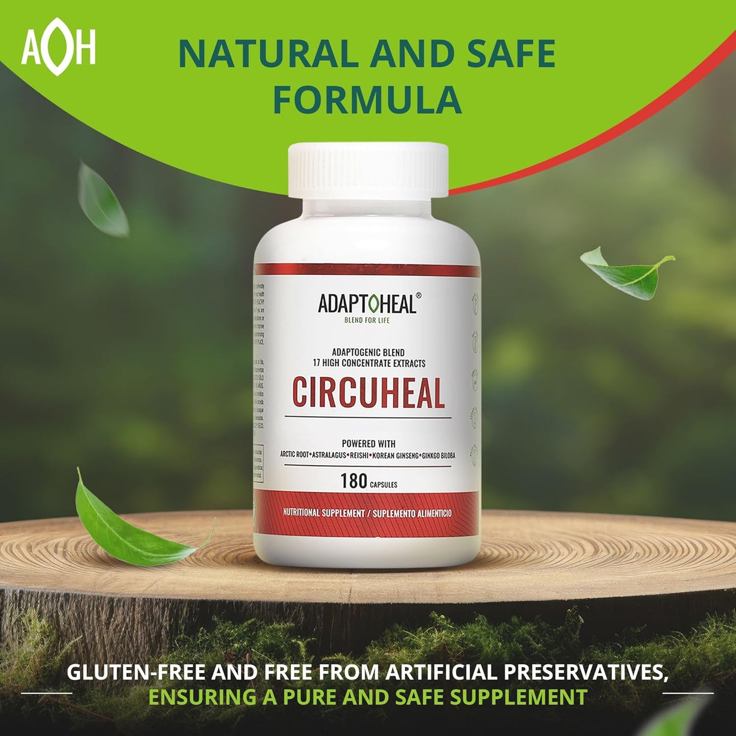 ADAPTOHEAL - Circuheal - 180 Cápsulas
