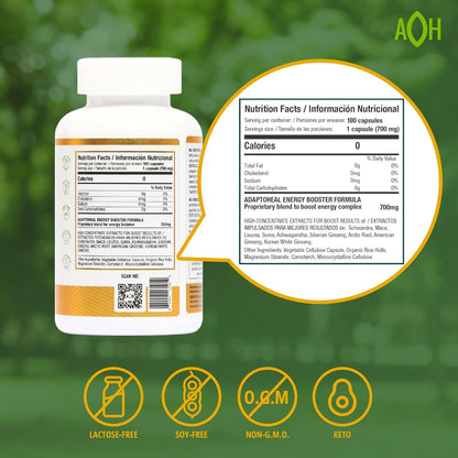 ADAPTOHEAL - Energyheal - 180 Cápsulas