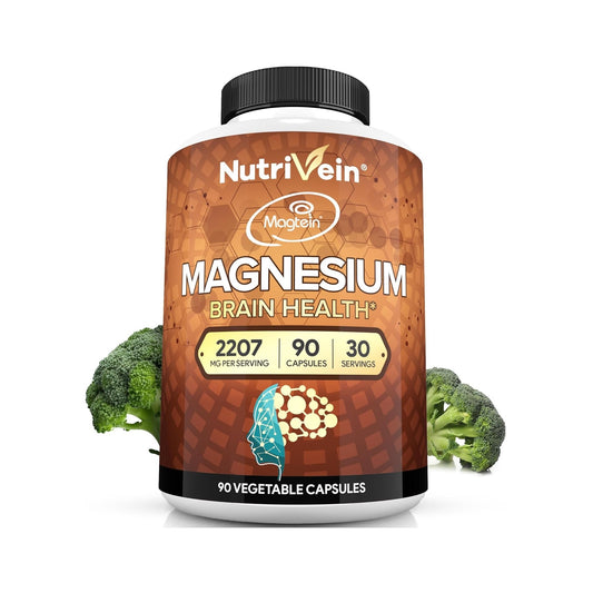 Nutrivein Magnesium L-Threonate - 90 Cápsulas
