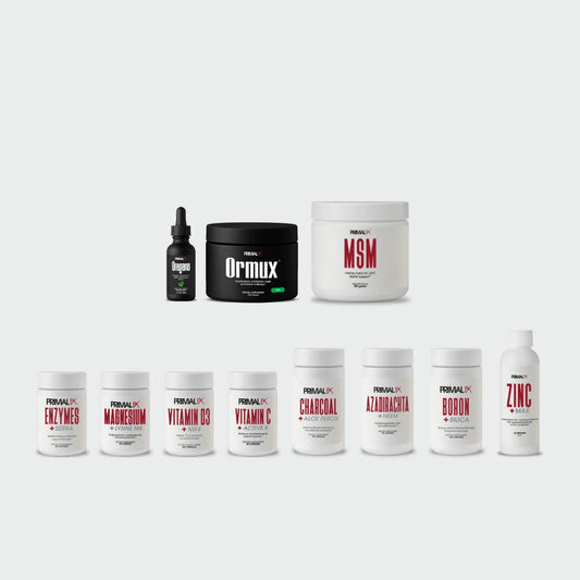 Protocolo Vitiligo Primal FX - suplementos que incluye