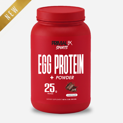 Egg Protein de Primal FX Sports sabor chocolate - envase frontal