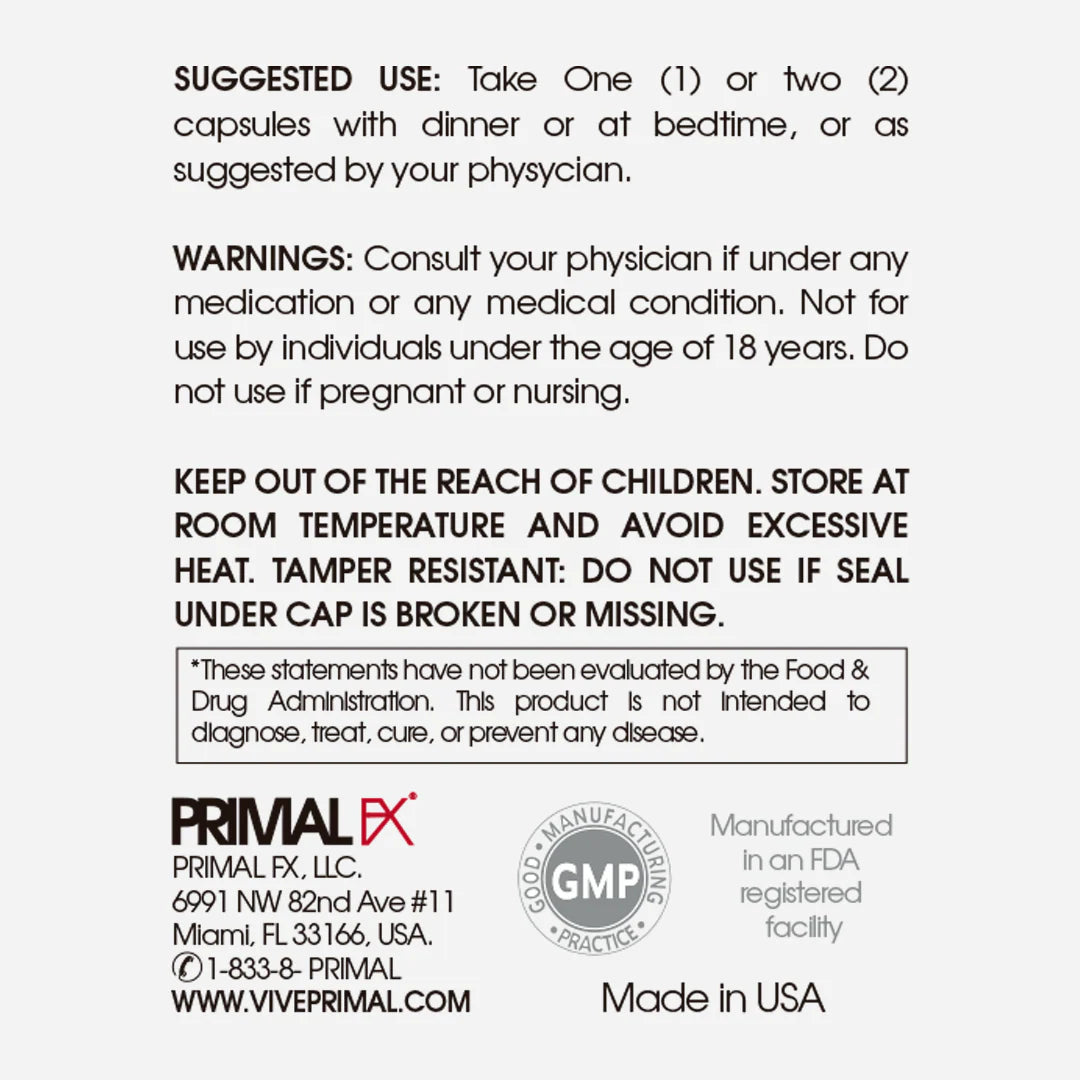 PRIMAL FX - R-LIPOIC +ACID