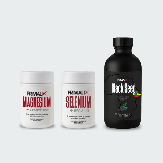 Protocolo Hipotiroidismo de Hashimoto Primal FX - Magnesium, Selenium y Black Seed Oil