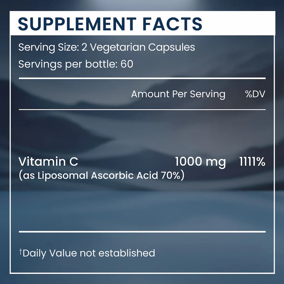 RENUE BY SCIENCE - Vitamina C Liposomal (120 Cápsulas / 60 Servicios)