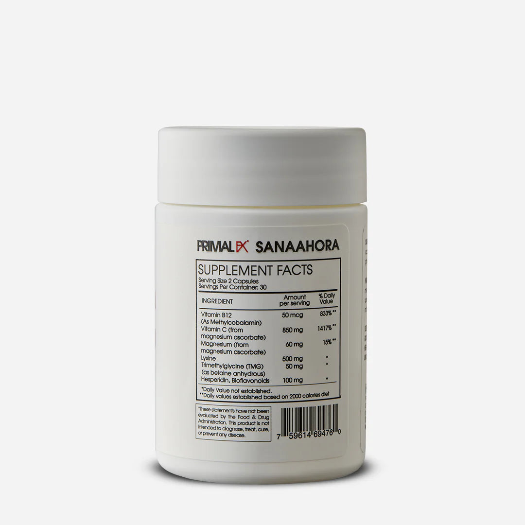 PRIMAL FX - VITAMIN C + ACTIVE B