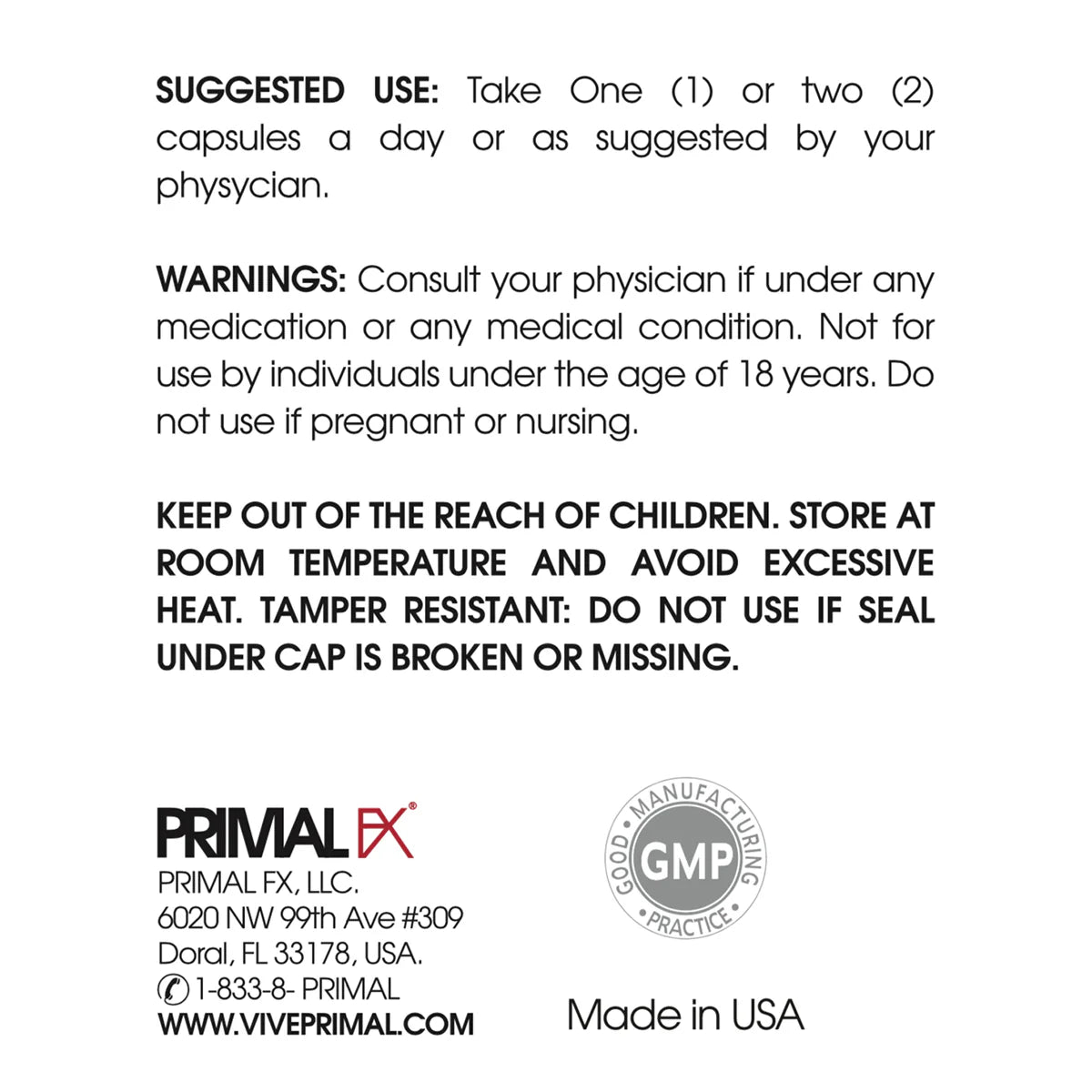 PRIMAL FX - VITAMIN C + ACTIVE B