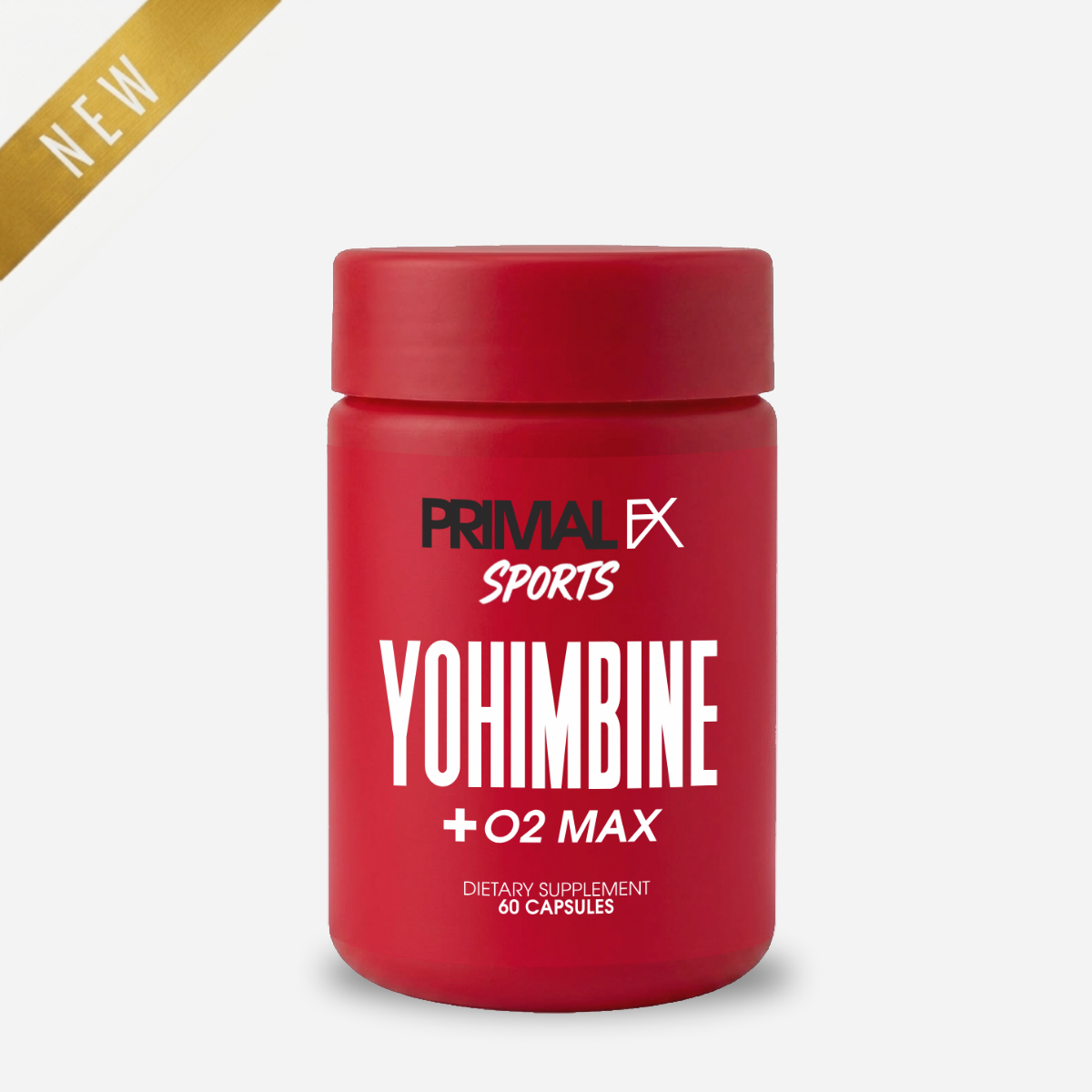 Yohimbine +O2 Max de Primal FX Sports - envase frontal